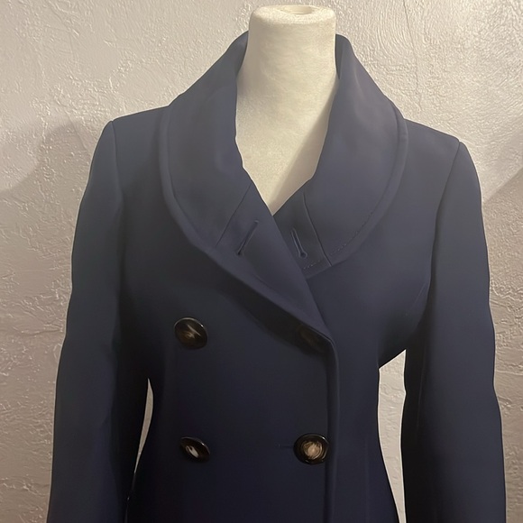 Derek Lam 2016 Fall RTW Collection Double Breasted Jacket with Fur Pockets sz 4 - Picture 8 of 14